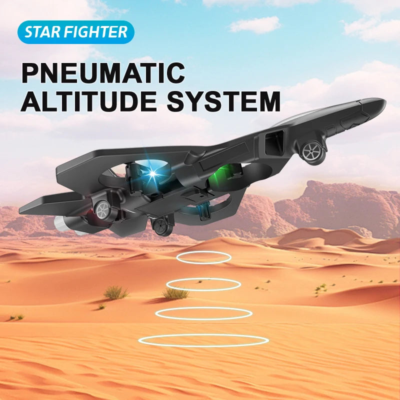 RC Glider Helicopter 2.4G EPP Stunt Gravity Sensing Foam Fighter Remote Control Jet Airplane with Light